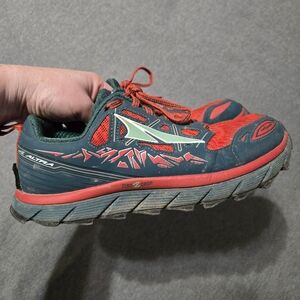 ALTRA LONE PEAK 3.0 Trail Running Walking Hike Red/Deep Sea A2653-1 women's 8